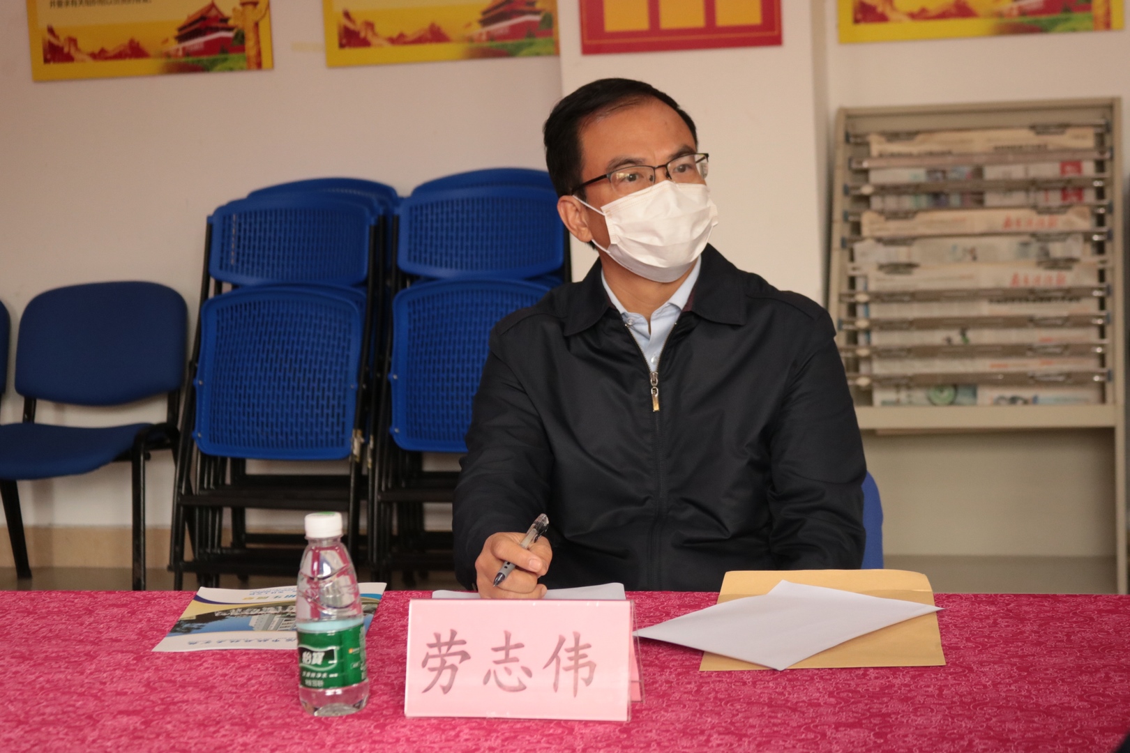 心系校园 严防齐控丨珠海市人社局向导莅临我校检查指导疫情防疫事情(2)_万利国际